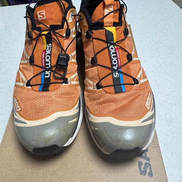 살로몬 xt 6 애프리콧 버프 오렌즈 280