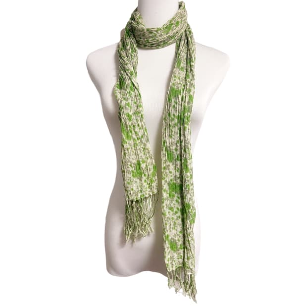 (이체시에눌) 일본 숲속 페이즐리 페어리 태슬 디테일 머플러 