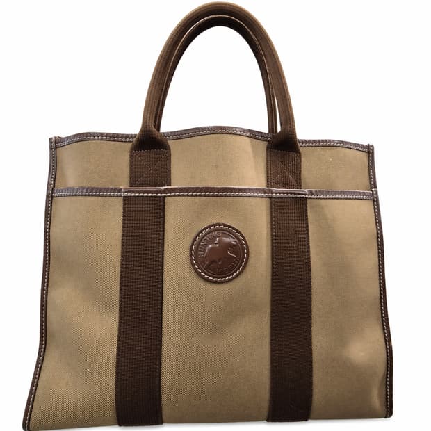 헌팅월드 토트백 베이지/브라운