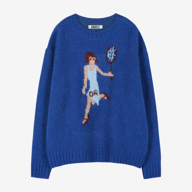 그레일즈 테니스 걸 니트