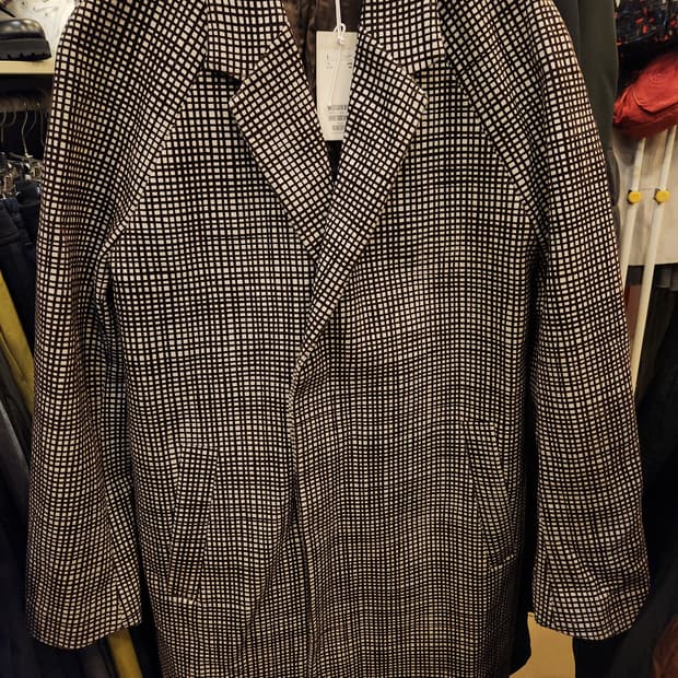 코스 체크 패턴 코트 새제품 