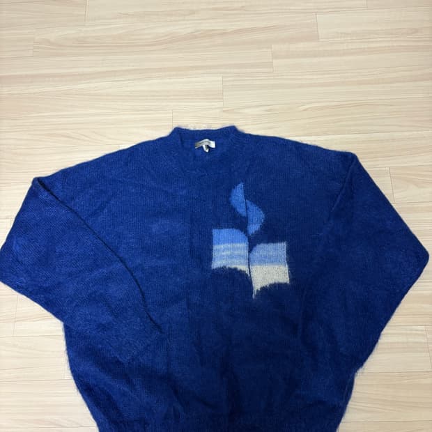 XL - 이자벨마랑 모헤어 니트 블루