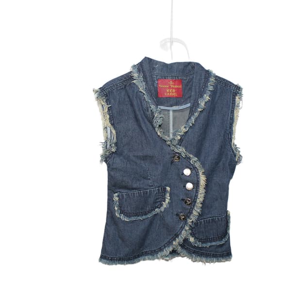 2000s 비비안웨스트우드 레드라벨 데님 베스트