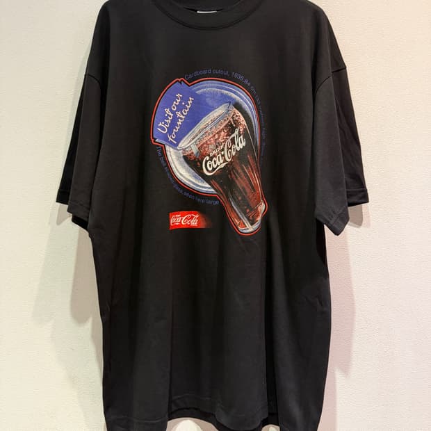 Coke Box Logo Black T-Shirt