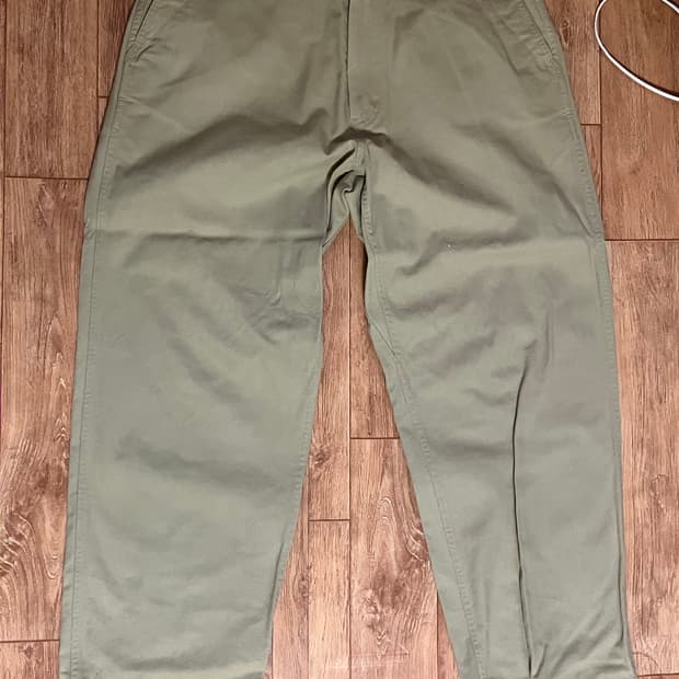 에스피오나지 - 와이드 오피셔 팬츠 (베이지)