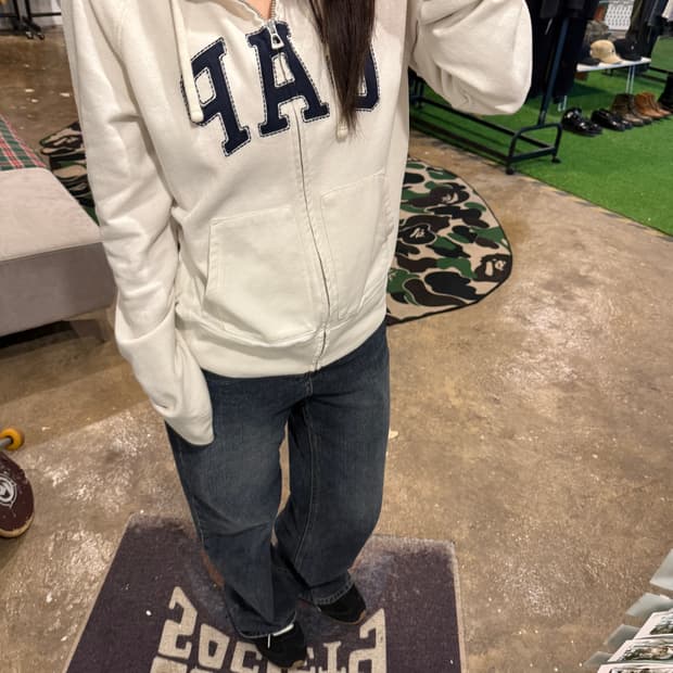 gap 빅로고 (얇은)후드 집업
