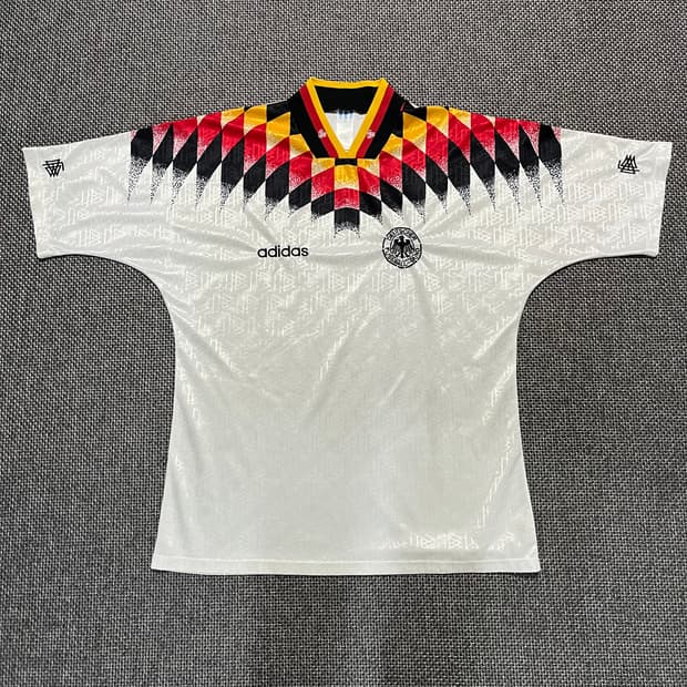 Adidas 1990 West Germany Home Jersey (Or