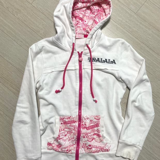 Vintage 트랄라라 tralala 키치 갸루 후드집업 
