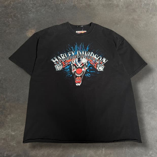 [구매글] 할리데이비슨 광대 반팔 티셔츠