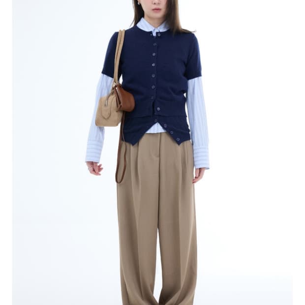 커프스 스트라이프 셔츠