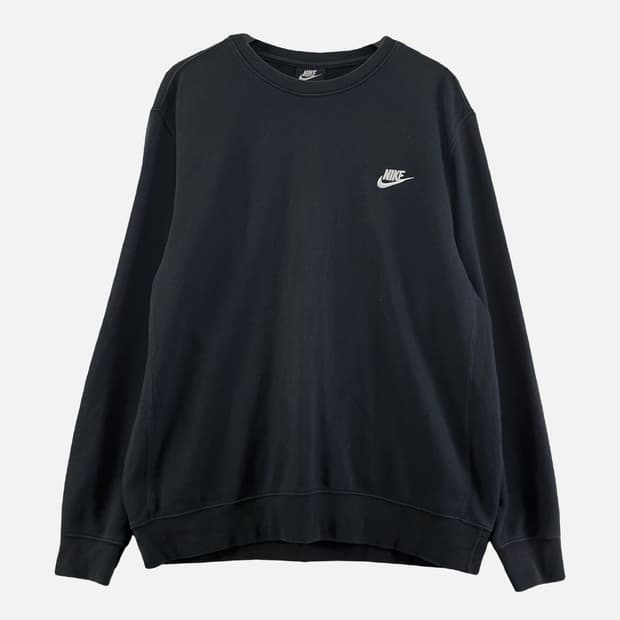 나이키 블랙 남자 맨투맨 XL N7658