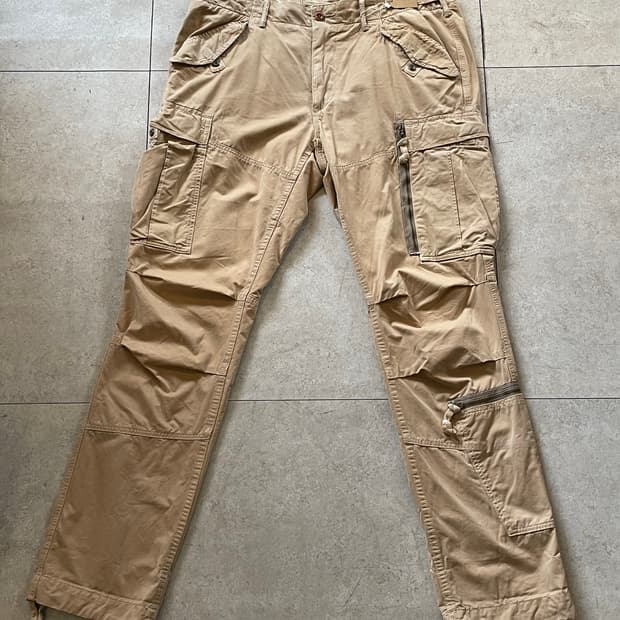 폴로 랄프로렌 베이지색 카고 팬츠