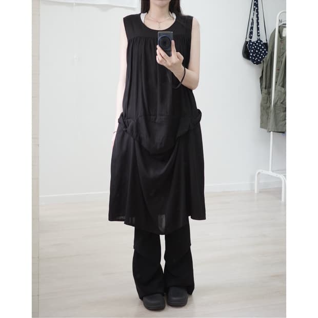 주카 Zucca ruffle sleeveless one-piece