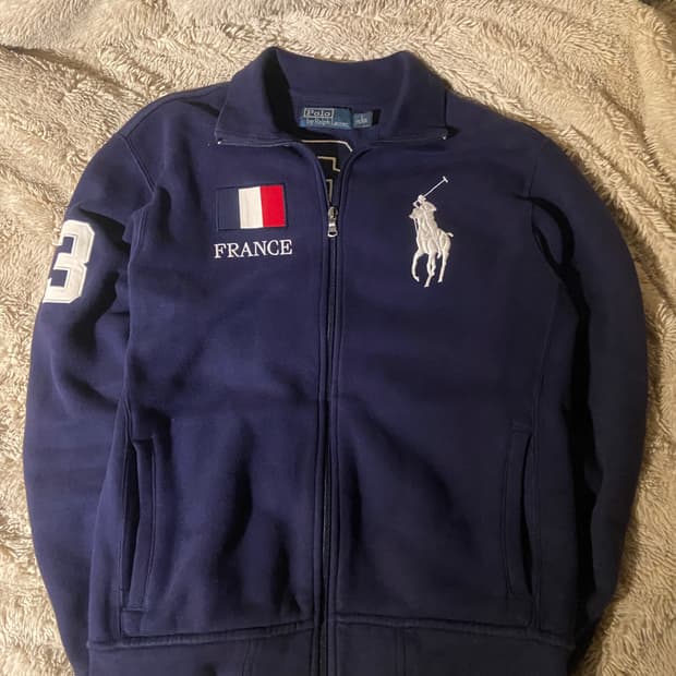 폴로 프랑스 빅포니 집업