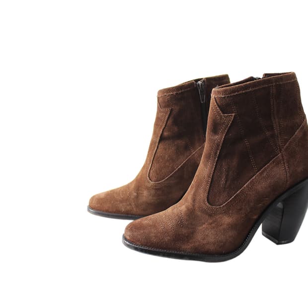 Opening Ceremony 오프닝세레모니 스웨이드 웨스턴 앵클 부츠