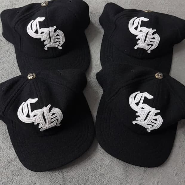 크롬하츠 새상품 정품 한정판 Ch 울 모자 캡