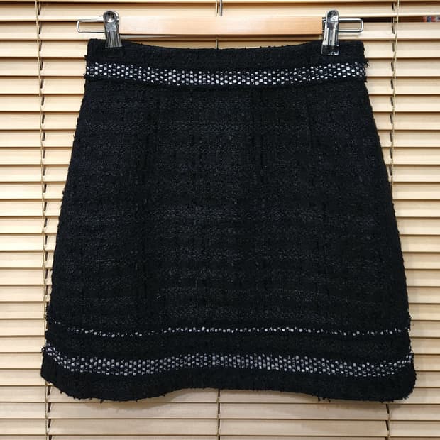 (새상품)에고이스트 트위드 장식 미니스커트55