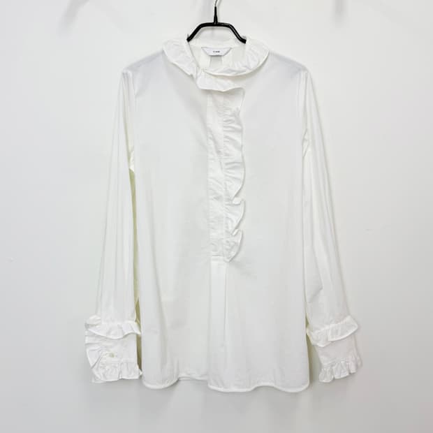 11AM 러플 셔츠 블라우스