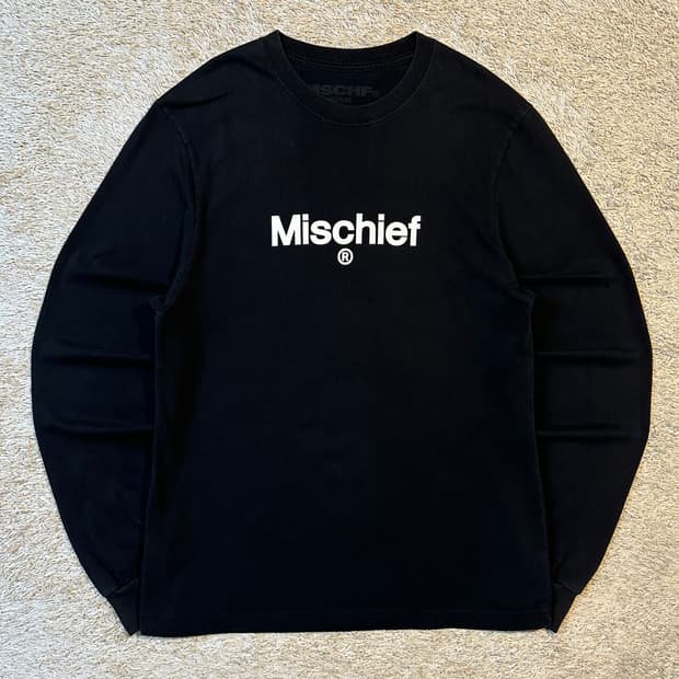 미스치프 MSCHF 유니폼 로고 롱슬리브 블랙