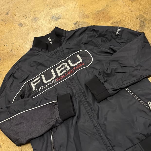 [ 정품/L ] FUBU 후부 올드스쿨 레이싱 자켓