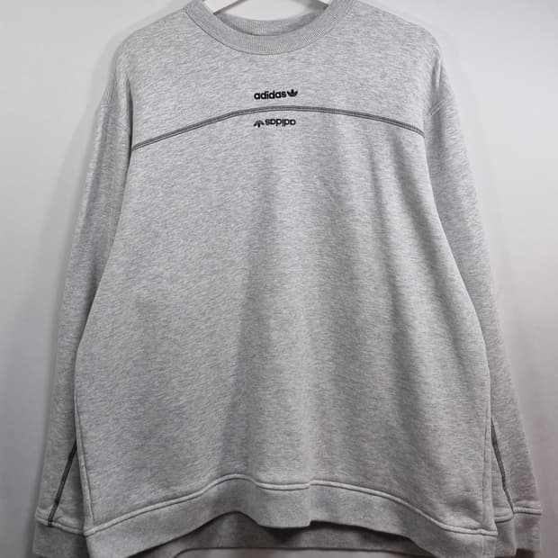 XXL ) 아디다스 그레이 맨투맨