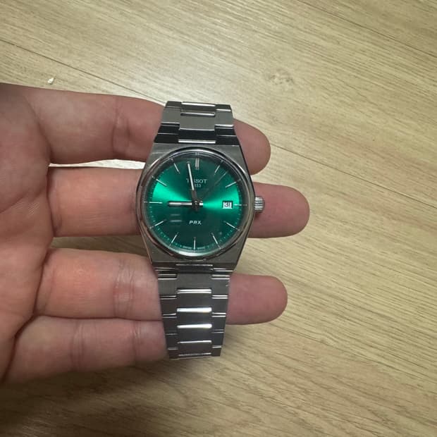 티쏘 prx 35 그린 쿼츠