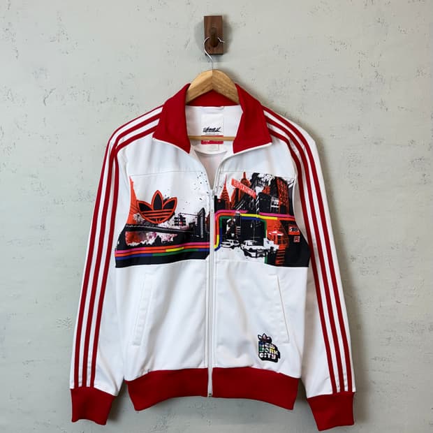 아디다스 아디컬러 한정판 뉴욕 맨해튼 트랙탑 져지