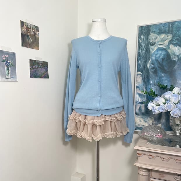 indiblue basic cardigan(size-M)