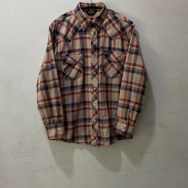 🌊90s USA Osh'Kosh western check shirts
