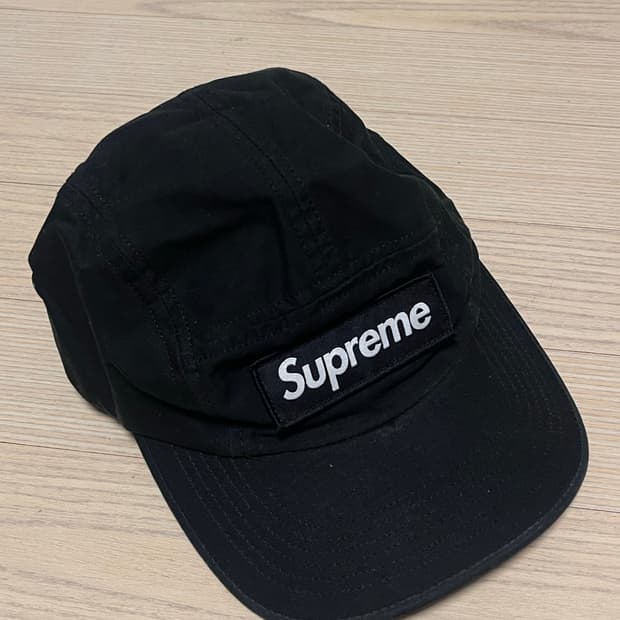 슈프림 밀리터리 캠프캡 블랙 