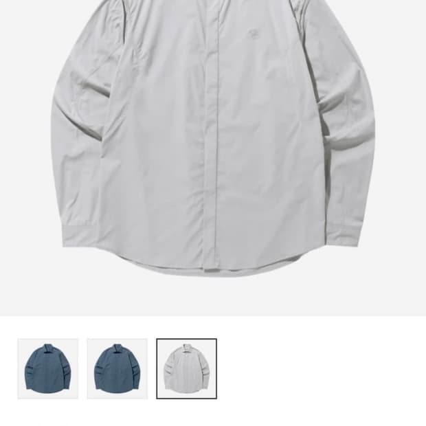 산산기어 트라이메쉬 셔츠(그레이) 23ss (M사이즈)