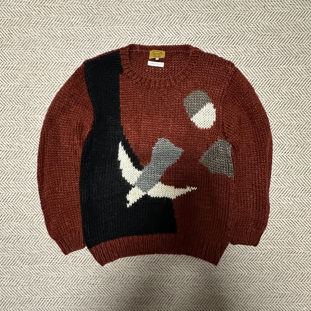 VINTAGE hand knit sweater