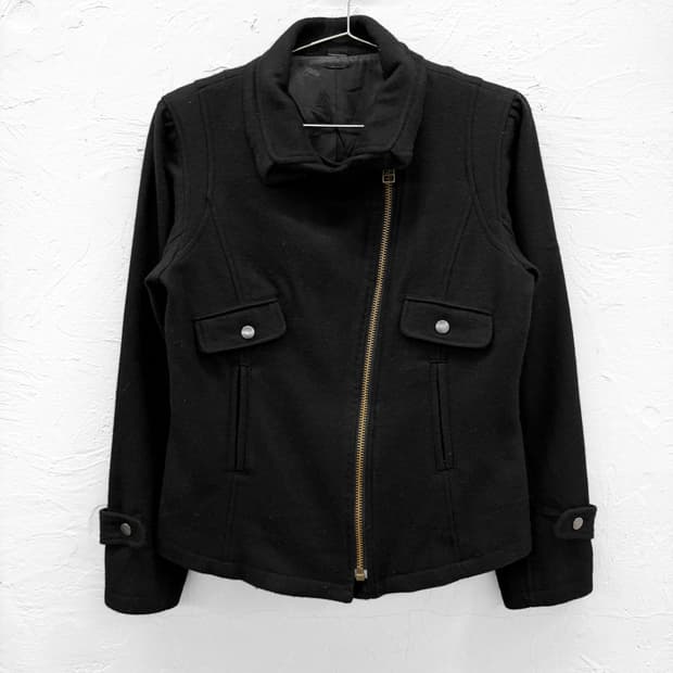 intellection 울 집업 자켓