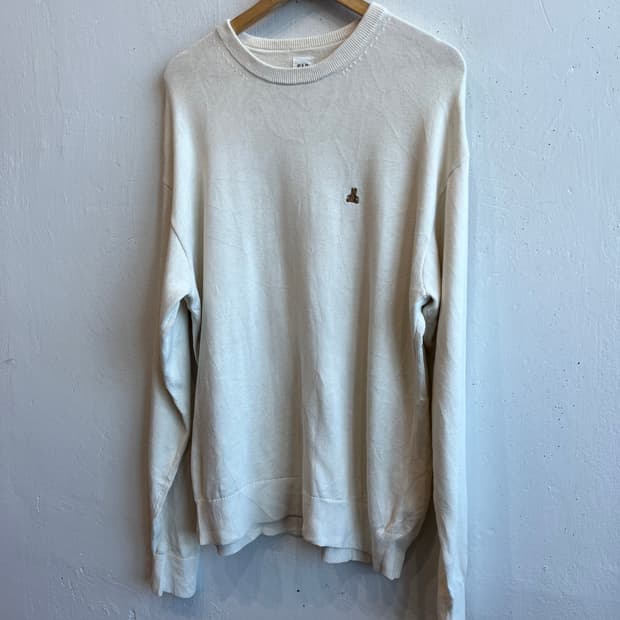 gap 갭 테디베어 로고 코튼 니트