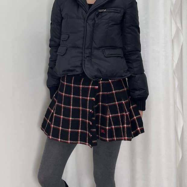 Burberry Bluelabel 플리츠 큐롯 팬츠