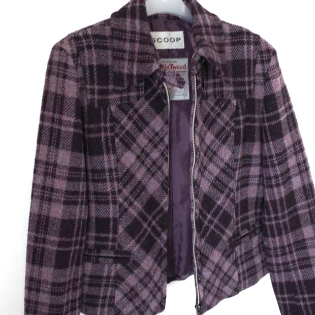 해리스 트위드 울 자켓