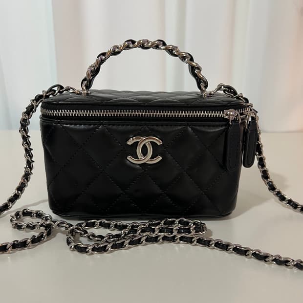 미니백 샤넬 베니티백 체인 블랙