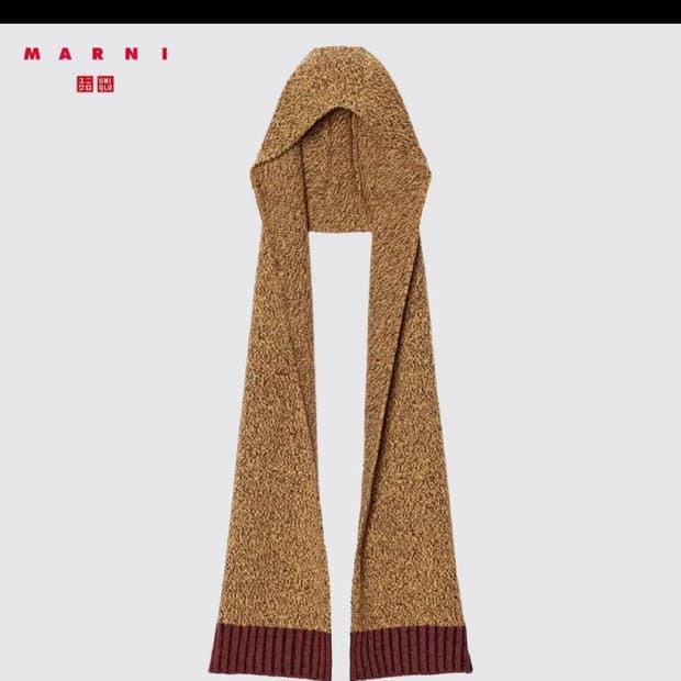 [os] 마르니 유니클로 후드 머플러 두개일괄
