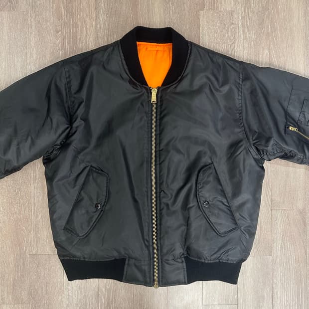 로스코 MA-1 블랙 S~M 사이즈