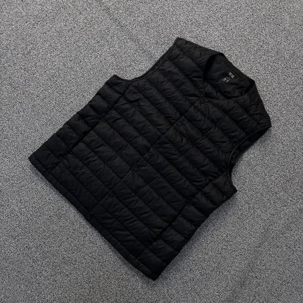 M 유니클로 남성 경량 다운 조끼 베스트 0323J