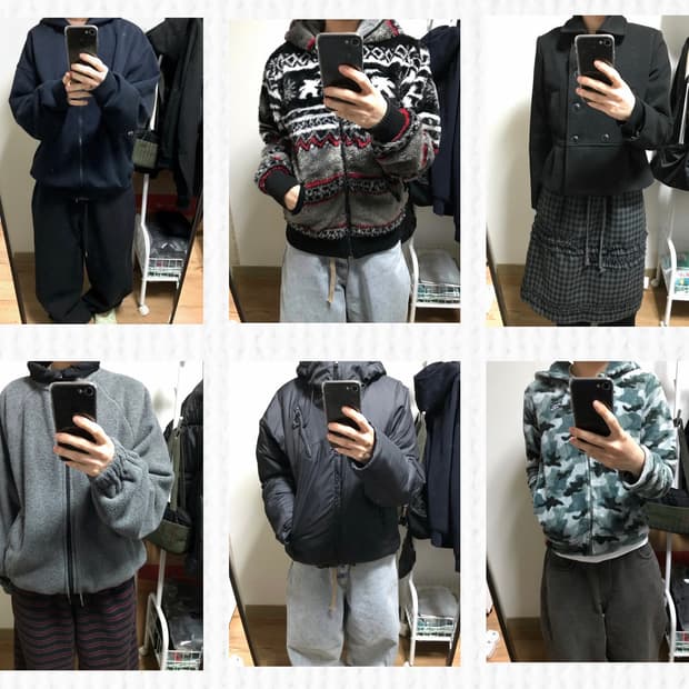 아우터류 판매(6개)