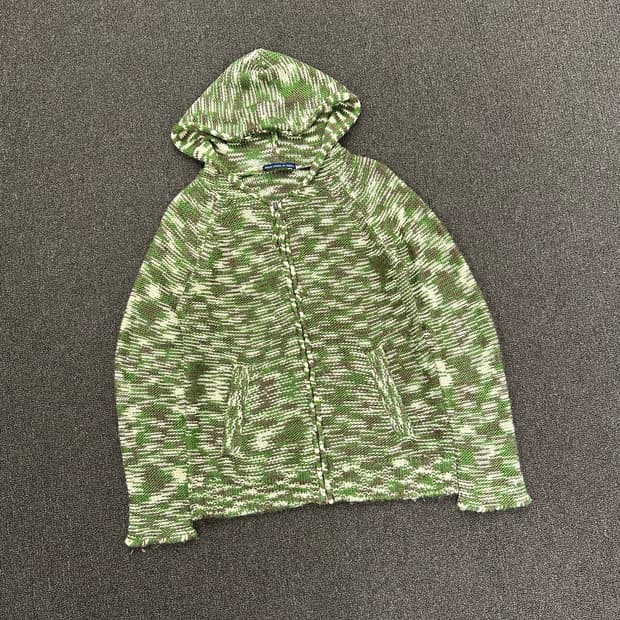 OS)Japanese vintage 니트 후드집업