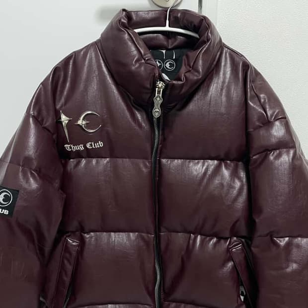 떠그클럽 레더패딩 2사이즈