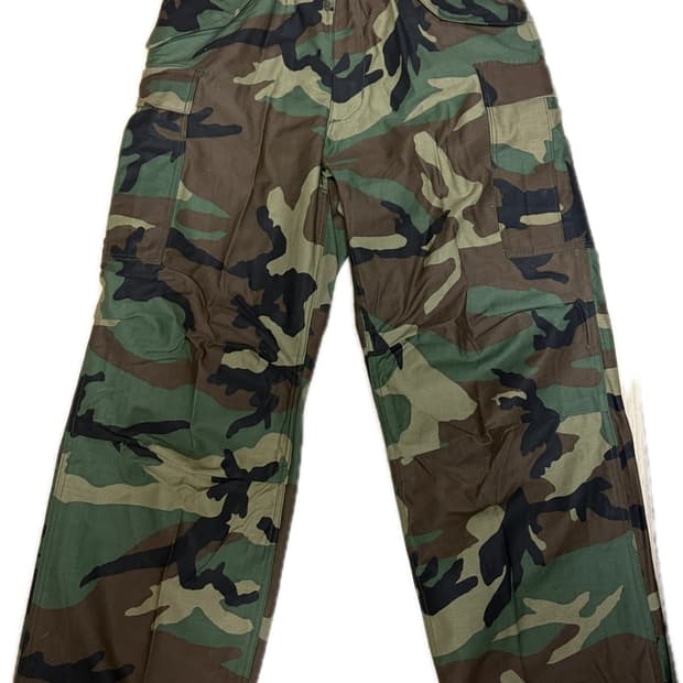 80s m65 카모 필드팬츠 탈론지퍼