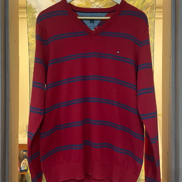 타미힐피거 하이틴 스트라이프 니트