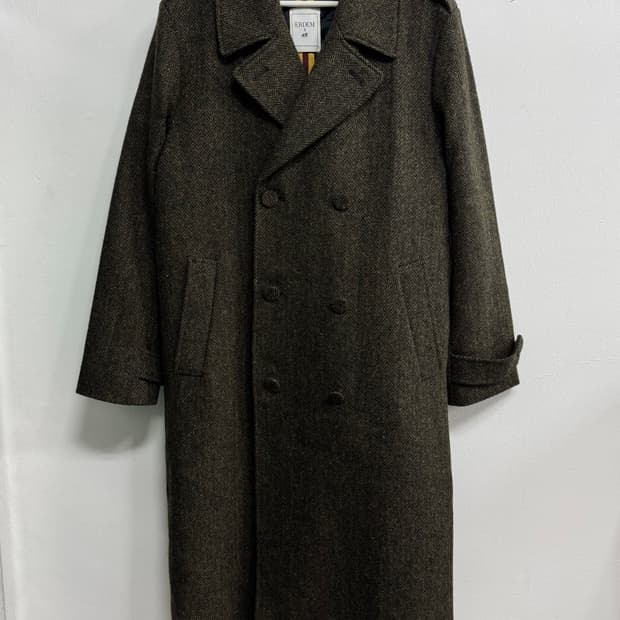 H&M 에르뎀(ERDEM) 콜라보 해리스트위드 코트 L