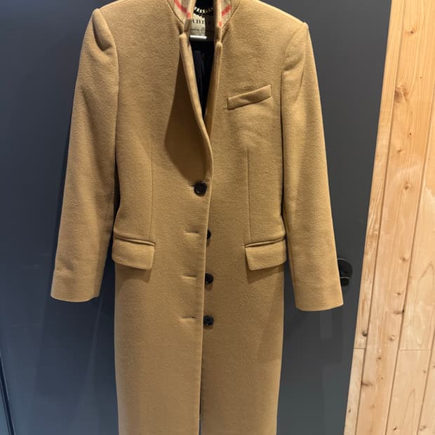 버버리여성캐시미어코트 