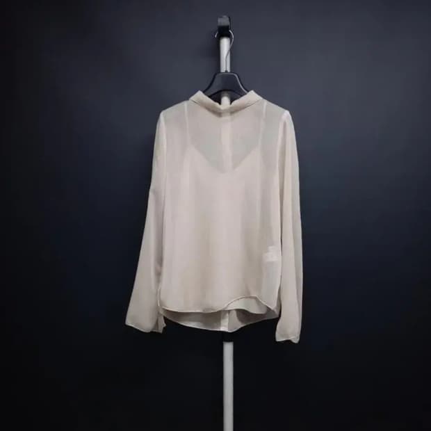 타임 TIME 오셀로 시스루 긴팔블라우스 44.55