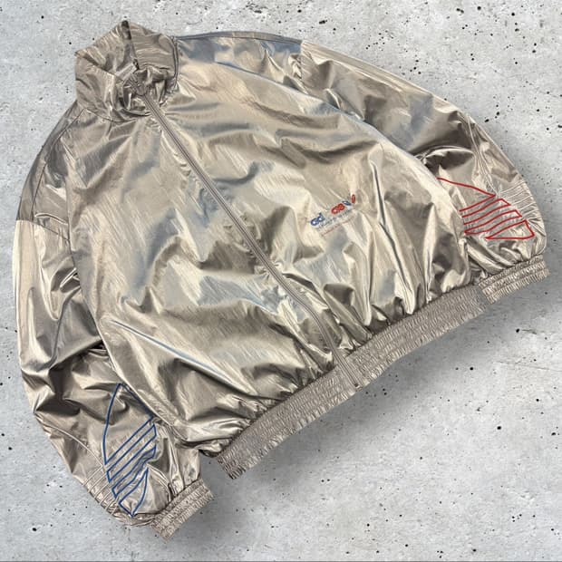 [S] 아디다스 자포나 실버 트랙 자켓 B480