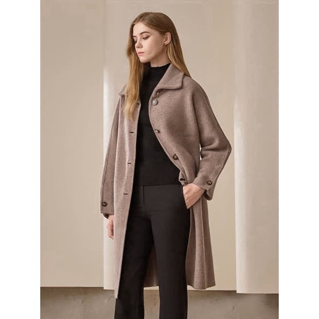 에스까다 ESCADA 25 울 니트 코트